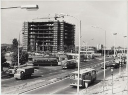Cca 1975 Budapest Közlekedése, Metró, HÉV, Autóbusz Az Örs Vezér... - Sonstige & Ohne Zuordnung