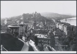 Cca 1925 Budapest, Budai Látkép Olyan épületekkel, Amelyek Ma Már Nem... - Andere & Zonder Classificatie