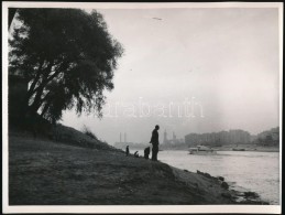 Cca 1950 Ék Sándor (1902-1975) FestÅ‘mÅ±vész: Margitszigeten C. Felvétele,... - Sonstige & Ohne Zuordnung