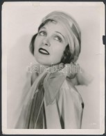 Cca 1935 Corinne Griffith, Amerikai Divatfotó, Hátoldalán Feliratozott, Szakadásokkal... - Andere & Zonder Classificatie