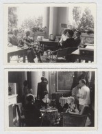 Cca 1950 Filmfotó:  Ruttkai Éva és Mások, 2db, 6x9cm - Andere & Zonder Classificatie