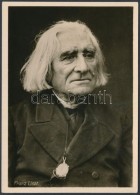 Liszt Ferenc(1811-1886), Fotólap, 14x10 Cm - Andere & Zonder Classificatie