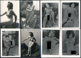 Cca 1960-1970 12 Db Privát Erotikus Akt Fotó / 12 Eroitc Nude Photos, 4.5×6 - 6.5×9.5 Cm - Other & Unclassified