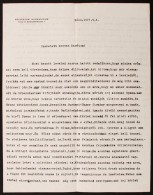 1927 Lábán Antal(1884-1957) A Bécsi Collegium Hungaricum Igazgatójának Levele... - Other & Unclassified