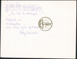 SzÅ‘nyi Erzsébet (1924) ZeneszerzÅ‘ és Zenepedagógus Saját Kézzel írt... - Altri & Non Classificati