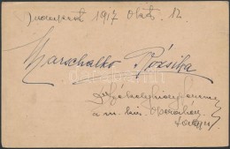 1917 Marschalko Rózsi OperaénekesnÅ‘ és Székelyhidy Ferenc... - Andere & Zonder Classificatie