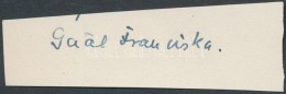 Gaál Franciska (1903-1973) Magyar SzínésznÅ‘, ElsÅ‘sorban Az 1945 ElÅ‘tti évek... - Altri & Non Classificati