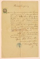 1873 Eger, A Város Polgármestere által Kiállított Erkölcsi... - Unclassified