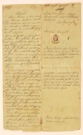 1870 Zalaegerszeg, Tulajdoni Jog ügyében Kiadott Végzés, 15 Kr... - Zonder Classificatie