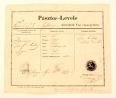 1837 Gasztony, Pásztorlevél, Községi BélyegzÅ‘jével - Zonder Classificatie