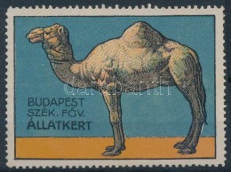 ** 1915 Budapest Szék.FÅ‘v. Állatkert - Teve Levélzáró - Zonder Classificatie