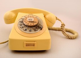 Retro Tárcsázó Telefon, Jelzett (Mechanikai MÅ±vek), 24×20 Cm - Altri & Non Classificati