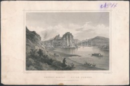 Cca 1840 Ludwig Rohbock (1820-1883): Dévény Romjai Acélmetszet / Theben Steel-engraving Page... - Stampe & Incisioni
