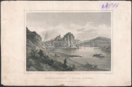 Cca 1840 Ludwig Rohbock (1820-1883): Dévény Romjai Acélmetszet / Theben Steel-engraving Page... - Prenten & Gravure