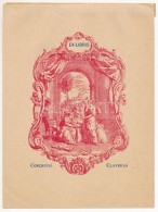 Olvashatatlan Jelzéssel: Ex Libris Concepció Claveras. Klisé, Papír, 10×7 Cm - Altri & Non Classificati