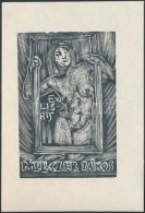 Jelzés Nélkül: Erotikus Ex Libris. Klisé, Papír, 9×6 Cm - Andere & Zonder Classificatie