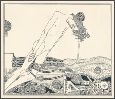 Kozma Lajos (1884-1948): Bánat, Cinkográfia, Papír, Jelzett, 16,5×19,5 Cm - Andere & Zonder Classificatie