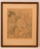 Pierre Puvis De Chavannes (1824-1898):  La Toilette. Litográfia, Papír, Jelzett A Litón, ... - Autres & Non Classés