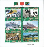 ** 2006 Tazara Vonatút Kisív Mi 4417-4422 - Andere & Zonder Classificatie