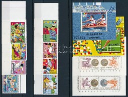 ** 1992 Nyári Olimpia, Barcelona ívszéli Sor Mi 4803-4810 + Blokk Sor 274-275 - Altri & Non Classificati