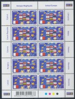 ** 2004 Belépés Az Európai Unióba Kisív Mi 1341 - Other & Unclassified