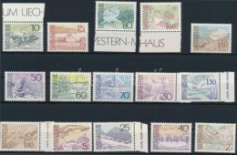 ** 1972-1973 Tájkép 4 Klf Sor Mi 573-577, 584-586,  581-583. 596-599 - Autres & Non Classés