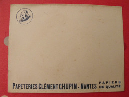 Buvard Papeterie Clément Chupin. Nantes. Vers 1950 - Papeterie