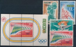 ** 1968 Olimpia Sor Mi 618-622 + Blokk 12 - Sonstige & Ohne Zuordnung