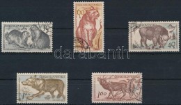 O 1959 Állatok Sor Mi 1153-1157 - Andere & Zonder Classificatie