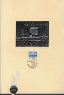 1975 900 éves Szolnok  Bélyegkiállítás Emléklap - Otros & Sin Clasificación