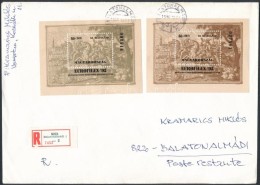 1962 Bélyegnap Blokk + Enyvezetlen Változat Borítékon - Altri & Non Classificati