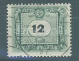 O 1953 50 éves A Magyar Portóbélyeg 12f Az értékszám... - Altri & Non Classificati