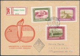 1952 Moszkva Sor Ajánlott FDC-n - Altri & Non Classificati