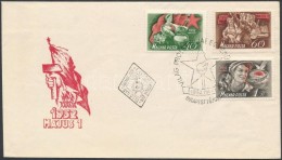 1952 Május 1. (III.) Sor FDC-n - Andere & Zonder Classificatie