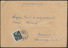 1946 (7. Díjszabás) Nyomtatvány BetÅ±s Any.2/1f Bérmentesítéssel - Other & Unclassified