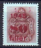 ** 1945. KisegítÅ‘ Portó 80f/30f KettÅ‘s Felülnyomással / Postage Due Mi 172 With Double... - Sonstige & Ohne Zuordnung