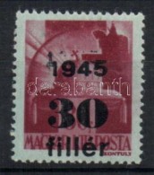 ** 1945 KisegítÅ‘ 30f/30f Részleges KettÅ‘s Felülnyomással / Mi 785 With Partial Double... - Altri & Non Classificati