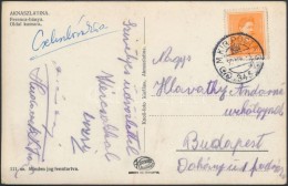 1939 Képeslap Aknaszlatina / Postcard 'M.KIR.POSTA 345' - Budapest - Andere & Zonder Classificatie