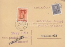 1939 LevelezÅ‘lap PAX TING Alkalmi Bélyegzéssel - Andere & Zonder Classificatie