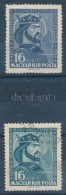 O 1938 Eucharisztikus 16+16f Színeltérés + Támpéldány - Autres & Non Classés