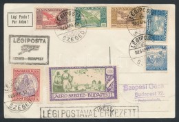 1925 Szeged - Budapest Alkalmi Légi LevelezÅ‘lap - Other & Unclassified