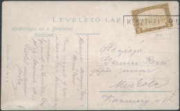 1922 Képeslap Parlament 2K Bérmentesítéssel 'KESZTHELY' Pályaudvari... - Autres & Non Classés