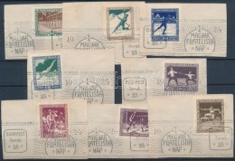 1925 Sport Sor 8 Kivágáson 'I. MAGYAR FILATELISTA NAP' Alkalmi Bélyegzéssel (8.000++) - Otros & Sin Clasificación