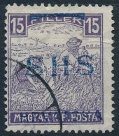 O SHS 1918 Fehérszámú Arató 15f Garancia Nélkül (35.000) - Andere & Zonder Classificatie