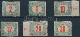 ** Szeged 1919 Portóbélyegek 2f-30f (33.000) Bodor Vizsgálójellel - Altri & Non Classificati