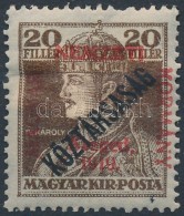 * Szeged 1919 Károly/Köztársaság 20f Bodor Vizsgálójellel (12.500) - Andere & Zonder Classificatie