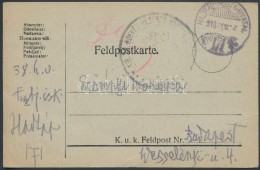 1918 Tábori Posta LevelezÅ‘lap / Field Postcard 'HP 171' - Other & Unclassified