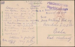 1918 Tábori Posta Portómentes Képeslap 'K.u.k. Reservedivision / Schulkompagnie'... - Other & Unclassified