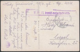 1917 Tábori Posta Képeslap / Field Postcard 'M.kir. 40. Honvéd Gyalog Hadosztály' + 'TP... - Autres & Non Classés