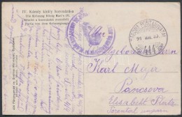 ~1917 Tábori Posta Képeslap / Field Postcard 'M.KIR. BUDAPESTI 30. ...' + 'TP 414' - Autres & Non Classés